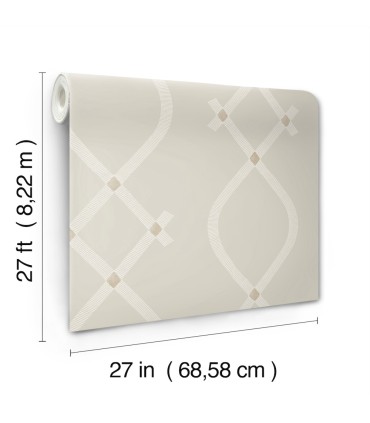 ZA8033 - Ellena Light Grey Wallpaper-Tea Garden 2