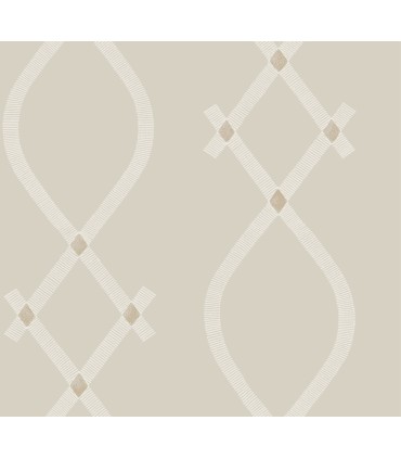 ZA8033 - Ellena Light Grey Wallpaper-Tea Garden 2