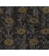 ZA8017 - French Marigold Black & Gold Wallpaper-Tea Garden 2