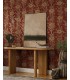 ZA8019 - French Marigold Red & Gold Wallpaper-Tea Garden 2