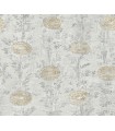 AF6516 - French Marigold White & Gold Wallpaper-Tea Garden 2