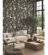 ZA8038 - Kimora's Garden Black Wallpaper-Tea Garden 2