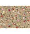 ZA8037 - Kimora's Garden Linen Wallpaper-Tea Garden 2