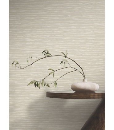ZA8043 - Lotus Weave Beige Wallpaper-Tea Garden 2