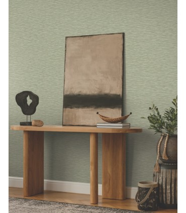ZA8045 - Lotus Weave Moss Wallpaper-Tea Garden 2