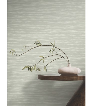 ZA8044 - Lotus Weave Soft Sage Wallpaper-Tea Garden 2