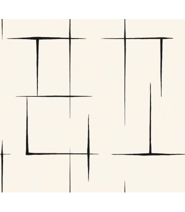 ZA8051 - Malia Black & White Wallpaper-Tea Garden 2