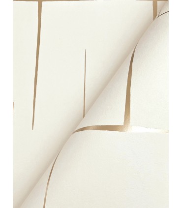 ZA8053 - Malia Gold & White Wallpaper-Tea Garden 2