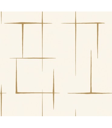 ZA8053 - Malia Gold & White Wallpaper-Tea Garden 2