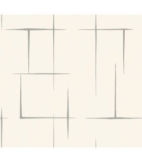 ZA8055 - Malia Grey & White Wallpaper-Tea Garden 2