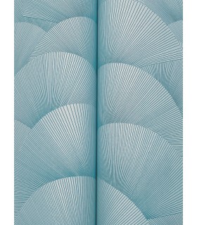 ZA8025 - Morning Shell Blue Wallpaper-Tea Garden 2