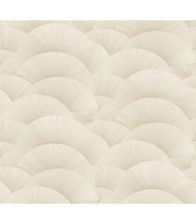 ZA8021 - Morning Cream & Gold Wallpaper-Tea Garden 2