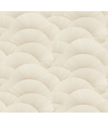 ZA8021 - Morning Cream & Gold Wallpaper-Tea Garden 2