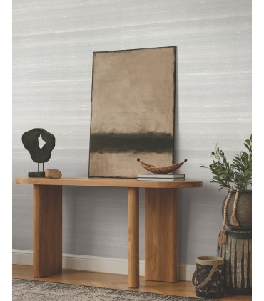 ZA8001 - Saori Pearl Silk Specialty Wallpaper-Tea Garden 2