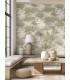 ZA8009 - Sprig & Heron Beige Wallpaper-Tea Garden 2