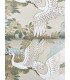 ZA8009 - Sprig & Heron Beige Wallpaper-Tea Garden 2