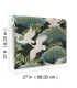 AF6593 - Sprig & Heron Black Wallpaper-Tea Garden 2