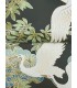 AF6593 - Sprig & Heron Black Wallpaper-Tea Garden 2