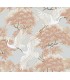 AF6590 - Sprig & Heron Coral Wallpaper-Tea Garden 2