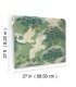ZA8008 - Sprig & Heron Green Wallpaper-Tea Garden 2