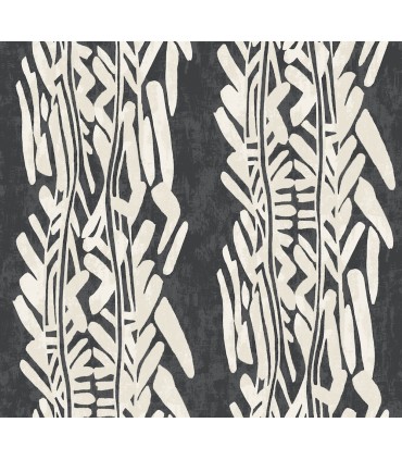 ZA8062 - Timira Charcoal Wallpaper-Tea Garden 2