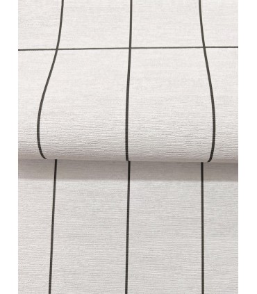 MJ4846 - Boulevard Charcoal 54" Width Wallpaper-Magnolia Home