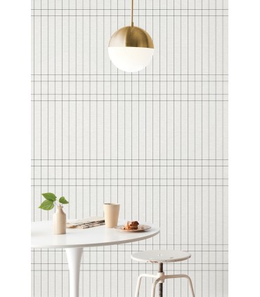 MJ4846 - Boulevard Charcoal 54" Width Wallpaper-Magnolia Home