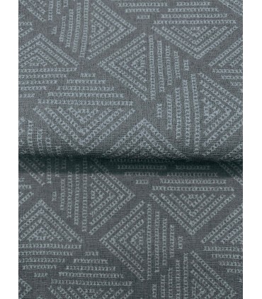 MJ4862 - Center Square Indigo Wallpaper 54" Width Wallpaper-Magnolia Home