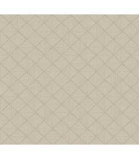 MJ4860 - Center Square Yarn Wallpaper 54" Width Wallpaper-Magnolia Home