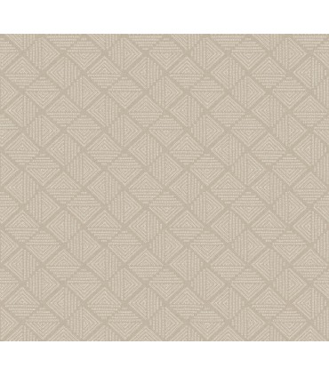 MJ4860 - Center Square Yarn Wallpaper 54" Width Wallpaper-Magnolia Home