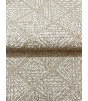 MJ4860 - Center Square Yarn Wallpaper 54" Width Wallpaper-Magnolia Home