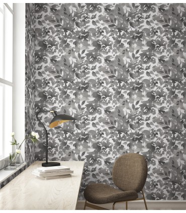 MJ4871 - Lakelynn Charcoal 54" Width Wallpaper-Magnolia Home