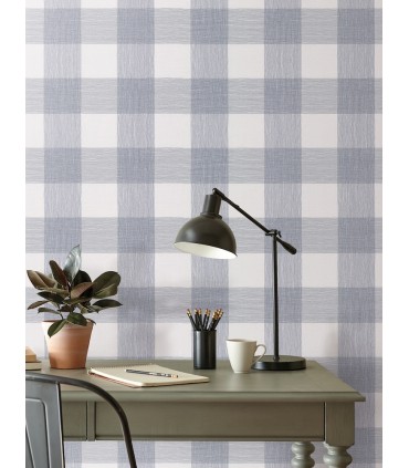MJ4838 - Weft And Weave Indigo 54" Width Wallpaper-Magnolia Home