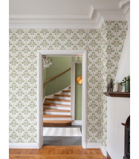 4171-82054 - Blackberry Pink Vine Trellis Wallpaper-Hidden Treasures Vol 2