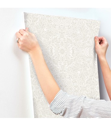 4171-82069 - Ceiling Dove Intricate Floral Wallpaper-Hidden Treasures Vol 2