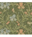 4171-82050 - Iris Green Wild Gardens Wallpaper-Hidden Treasures Vol 2