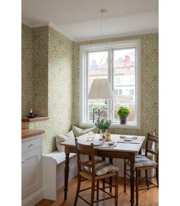 4171-82049 - Iris Light Green Wild Gardens Wallpaper-Hidden Treasures Vol 2