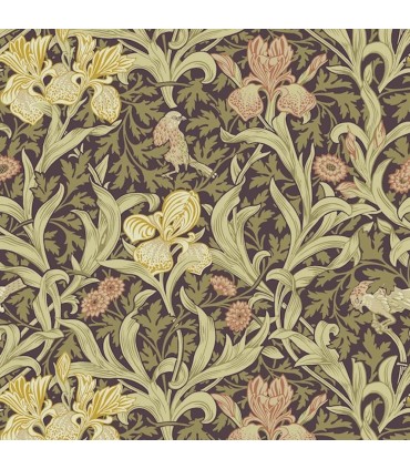 4171-82052 - Iris Plum Wild Gardens Wallpaper-Hidden Treasures Vol 2