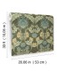 4171-82060 - Myrtle Dark Green Floral Ogee Wallpaper-Hidden Treasures Vol 2