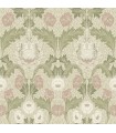 4171-82057 - Myrtle Mauve Floral Ogee Wallpaper-Hidden Treasures Vol 2