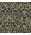 4171-82048 - Oxford Union Black Floral Vines Wallpaper-Hidden Treasures Vol 2