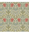 4171-82043 - Oxford Union Green Floral Vines Wallpaper-Hidden Treasures Vol 2