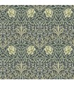4171-82047 - Oxford Union Sea Green Floral Vines Wallpaper-Hidden Treasures Vol 2