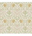 4171-82045 - Oxford Union Yellow Floral Vines Wallpaper-Hidden Treasures Vol 2
