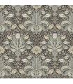 4171-82068 - Spring Thicket Blue Tulip Damask Wallpaper-Hidden Treasures Vol 2