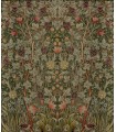 4171-HT84003 - Vine Embroidery Dark Green Wall Mural-Hidden Treasures Vol 2