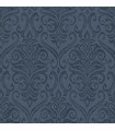 4148-27438 - Adavu Blue Damask Wallpaper-Printworks by Chesapeake