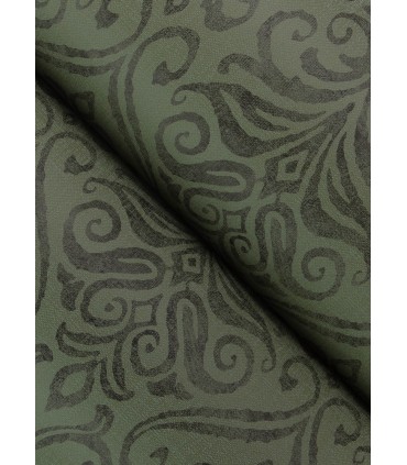 4148-27440 - Adavu Dark Green Damask Wallpaper-Printworks by Chesapeake