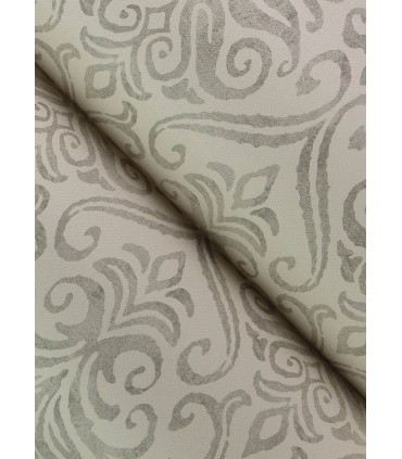 4148-27439 - Adavu Grey Damask Wallpaper-Printworks by Chesapeake