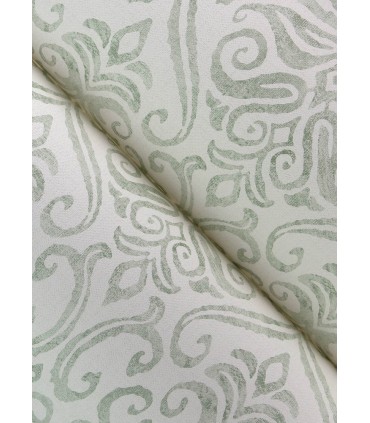 4148-27441 - Adavu Sage Damask Wallpaper-Printworks by Chesapeake